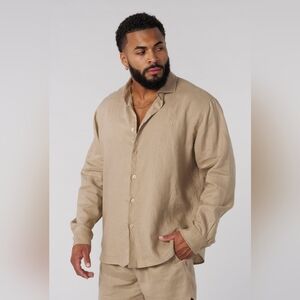 YoungLA Cream Button-Up Shirt